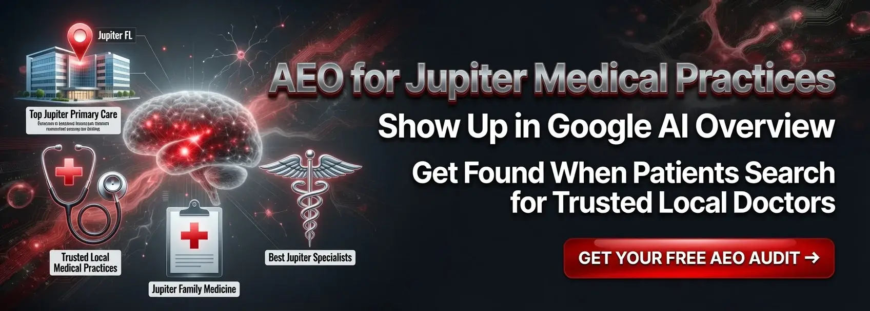 AEO for Jupiter Medical Practices: How to Be the Named Source in AI Answers