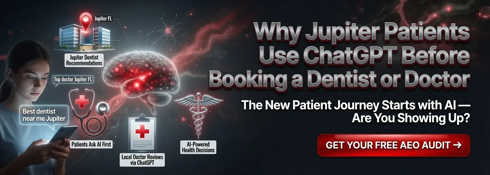 Why Jupiter Patients Use ChatGPT Before Booking a Dentist or Doctor